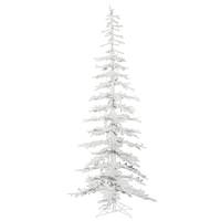 Vickerman 7.5' x 34" Artificial Flocked Kuna Pine Tree