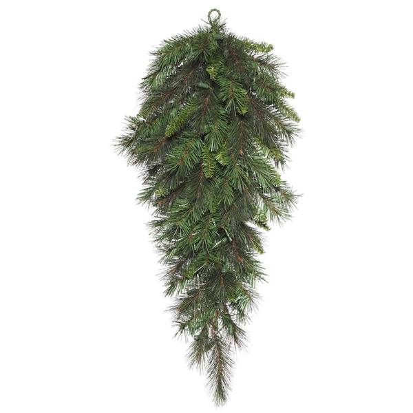 32" Artificial Nulato Mixed Pine Tear Drop