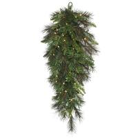 Vickerman 32" Artificial Nulato Mixed Pine 70 Warm White Lights Teardrop