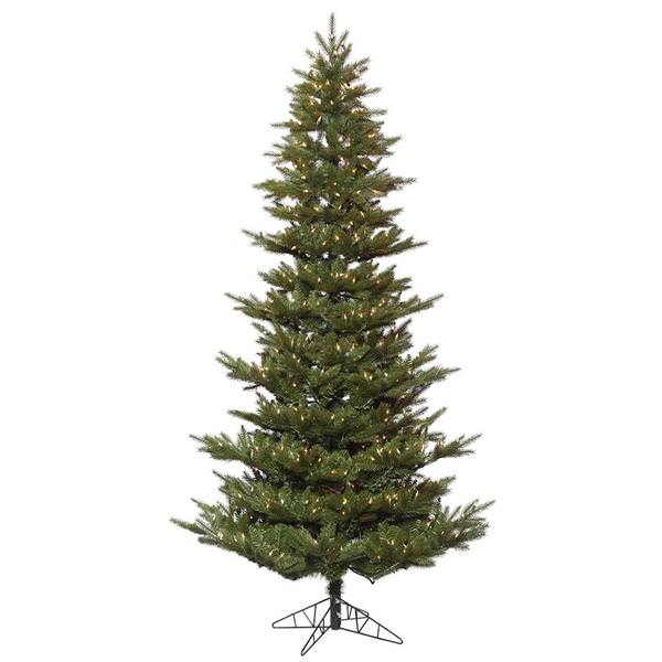 10' x 66" Artificial Carlsbad Fir 1200 Clear Miniature Lights