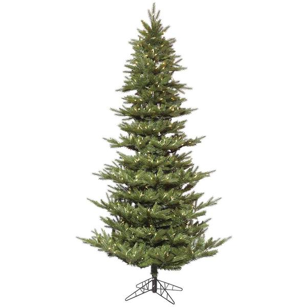 10' x 66" Artificial Carlsbad Fir 1200 Warm White LED Lights