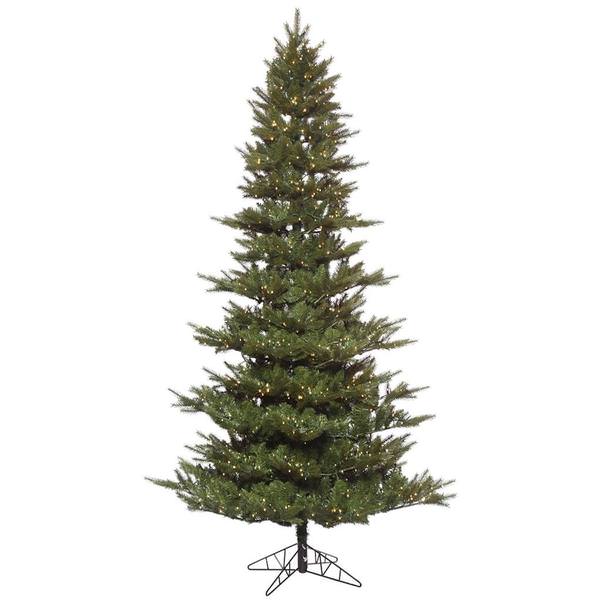 10' x 66" Artificial Carlsbad Fir 2400 Warm White LED Lights