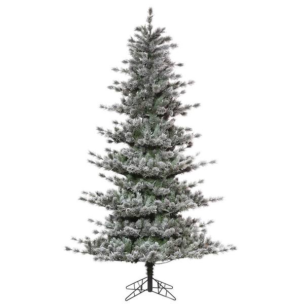 5.5' x 44" Artificial Frosted Lacey Pine Tree