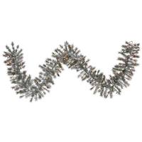 Vickerman 9' Artificial Frosted Lacey Garland 100 LED Lights