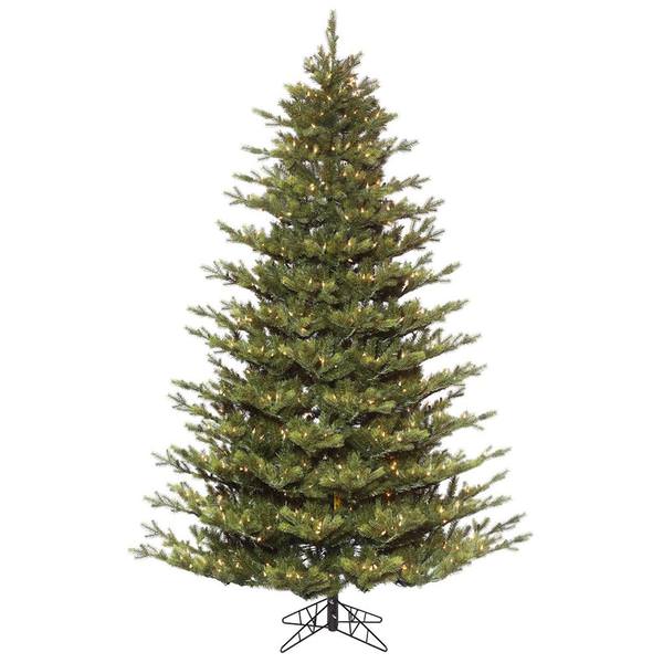 10' x 76" Artificial Oak Frasier Fir 1400 Clear Miniature Lights