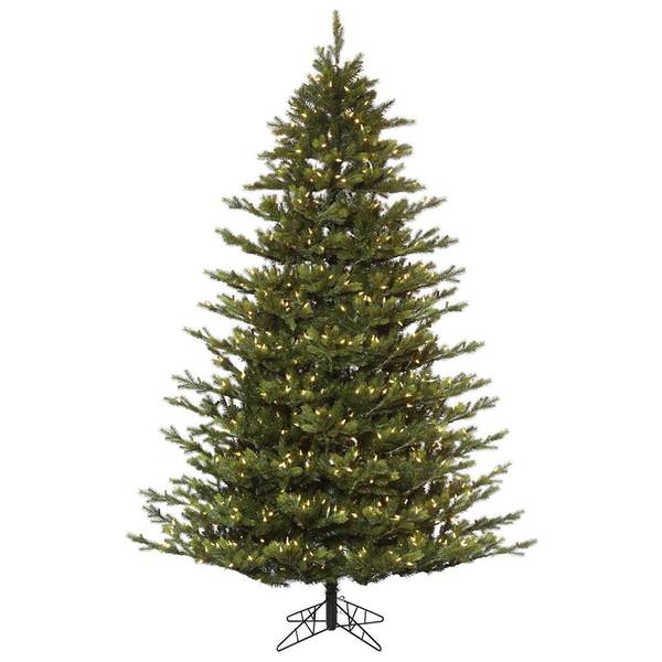 12' x 86" Artificial Oak Frasier Fir 1700 Warm White LED Lights