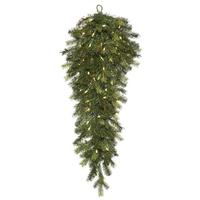 Vickerman 36" x 16" Artificial Oak Frasier Fir 70 Warm White LED Lights Teardrop