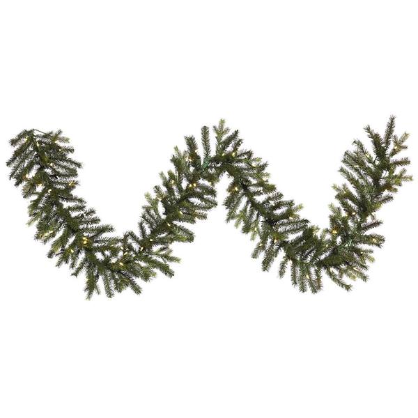 9' Artificial Oak Frasier Fir Garland 100 LED Lights
