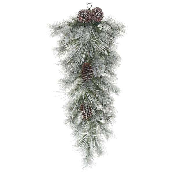 32" X 14" Artificial Frosted Creek Tear Drop