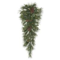 Vickerman 32" X 16" Artificial Grover Mixed Pine 50 Clear Dura-Lit® Incandescent LightsTeardrop
