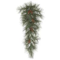 Vickerman 32" Artificial Nederland Mixed Pine 50 Warm White LED Lights Teardrop