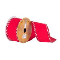 Vickerman 2.5" x 10yd Red Velvet Ribbon