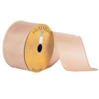 Vickerman 2.5" x 10yd Nude Satin Wired Edge Ribbon
