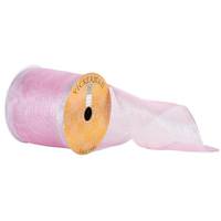 Vickerman 4" x 10yd Dusty Rose Shiny Ribbon