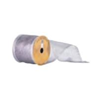 Vickerman 4" x 10yd Charcoal Shiny Ribbon