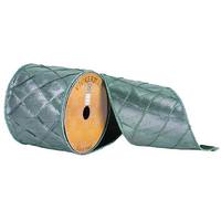 Vickerman 4" x 10yd Green Metallic Ribbon