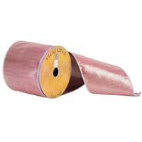 Vickerman 4" x 10yd Pink Metallic Shimmer Ribbon