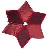 Vickerman 60" Burgundy 2 Tone Tree Skirt