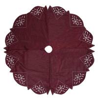 Vickerman 60" Silver Sparkle Collection Tree Skirt