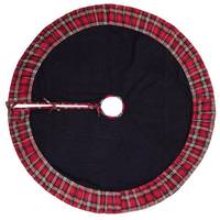 Vickerman 60" Classic Plaid Pleated Tree Skirt
