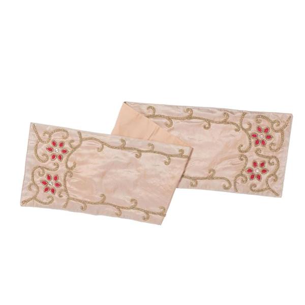 14" x 90" Champagne Regal Collection Table Runner