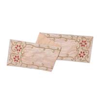 Vickerman 14" x 90" Champagne Regal Collection Table Runner