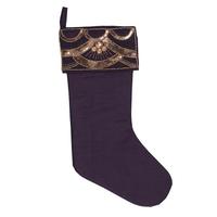 Vickerman 8" x 19" Her Majesty Collection Christmas Stocking