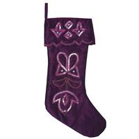 View 8" x 19" Romance Collection Christmas Stocking