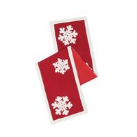 Vickerman 14" x 90" Felt Flakes Table Runner