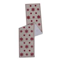 Vickerman 12" x 60" Let It Snow Table Runner