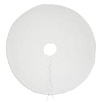 Vickerman 60" Snow White Faux Fur Tree Skirt