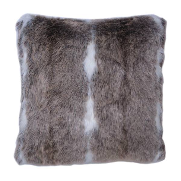 18" x 18"  Faux "Mink" Fur Pillow
