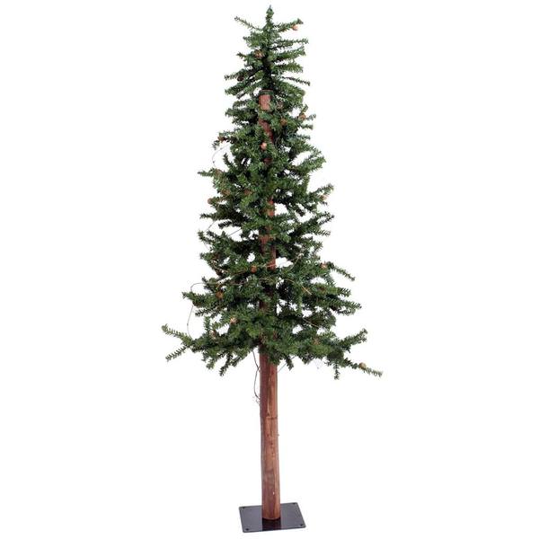 7' x 41" Artificial Alpine Tree with 300 Dura-Lit LED Lights