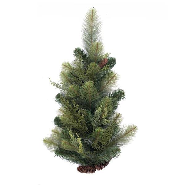 29" Artificial Plastic Pine Cedar Treadrop