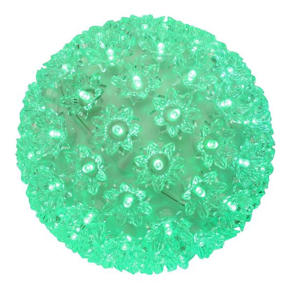 7.5" 100 Light Red Green Blue Color Changing Starlight Sphere LED Christmas Light