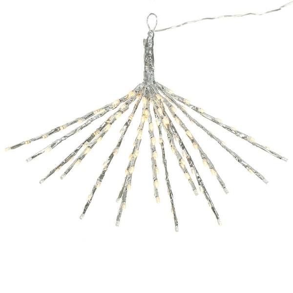 18" Silver Twinkle Starburst Ornament 120 LED