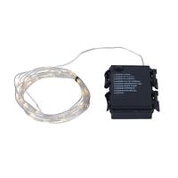 Vickerman 35 Light 12' Battery Operated Warm White Micro LED Miniature String with Timer