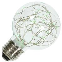 Vickerman 1 watt 120 volt G95 Medium Screw Base Green Twinkle Fairy LED