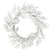 Vickerman 22" Artificial Indoor/Outdoor White Berry Wreath