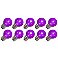 Vickerman G50 Medium Screw Base Purple LED (10 pack)