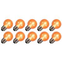 Vickerman G50 Medium Screw Base Orange LED (10 pack)