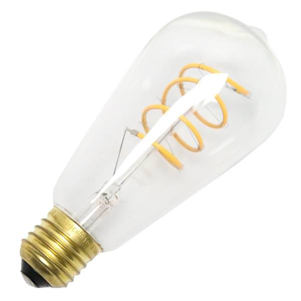 3.5 watt 120 volt ST64 Medium Screw Base 2200K Warm White Dimmable LED