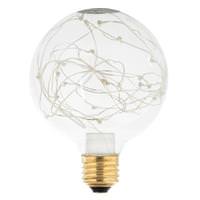 Vickerman 1 watt 120 volt G95 Medium Screw Base Multi-Color Twinkle Fairy LED