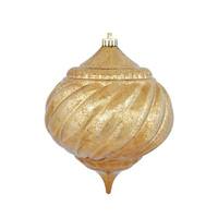 Vickerman 8" Mocha Shiny Mercury Onion Ornament