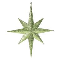 Vickerman 15.75" Lime Glitter Bethlehem Star Ornament
