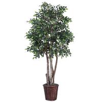 Vickerman 72" Potted Artificial Executive Mini Ficus Tree