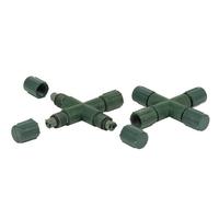 Vickerman LED Set Green Coaxial X Splitter (6 pack)
