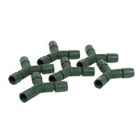 View LED Set Green Coaxial Y Splitter (6 pack)