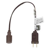Vickerman 12" Brown Wire Coaxial Power Cord (6 pack)
