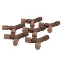 View LED Set Brown Coaxial Y Splitter (6 pack)